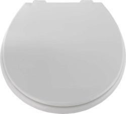 HOME - Anti Bac Slow Close - Toilet Seat - White